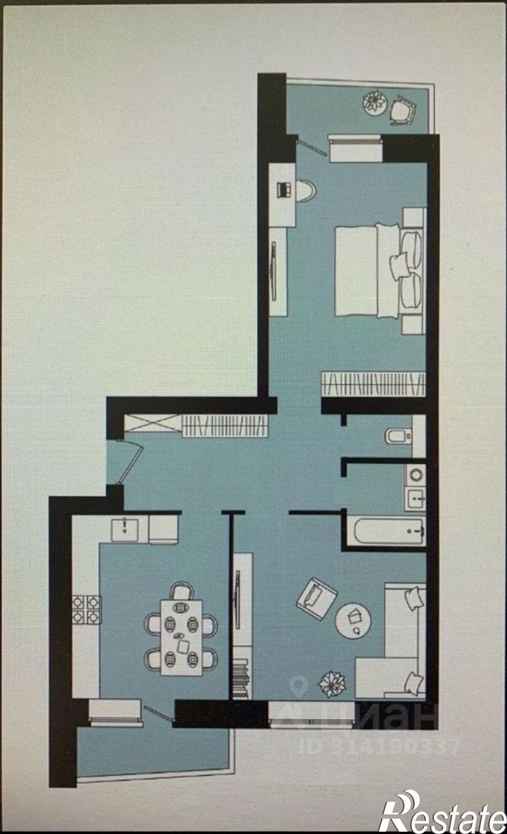 2-комн квартира ул Гагарина, 92,  д. 92