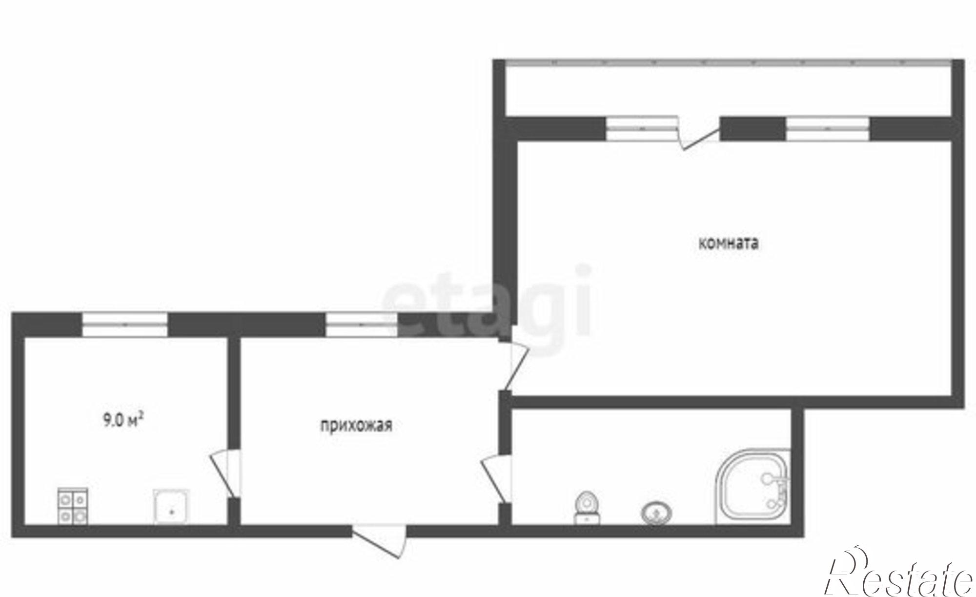 Купить квартиру за 4 650 000 рублей на проспект 70 лет Октября, 73 к1
