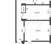 3-комн, 64кв м, этаж 5/5 Ярославская улица, 9