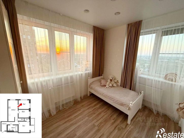 3-комн квартира улица Полежаева, 92,  д. 92