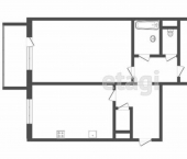 2-комн, 61кв м, этаж 8/10 улица Веселовского, 20/2