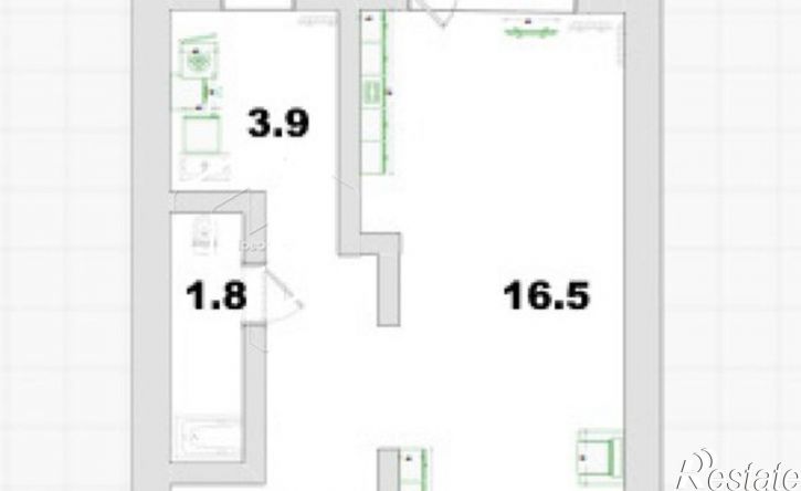 1-комн квартира улица Веселовского, 43,  д. 43