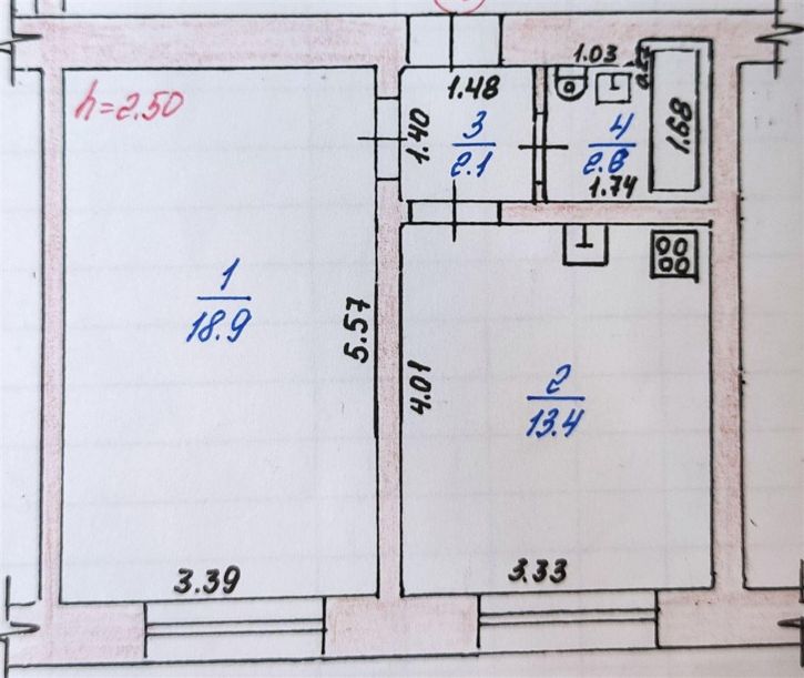 1-комн квартира ул Студенческая, д. 8
