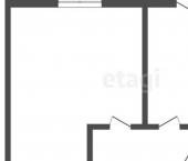 1-комн, 34кв м, этаж 9/10 улица Татьяны Бибиной, 3/1