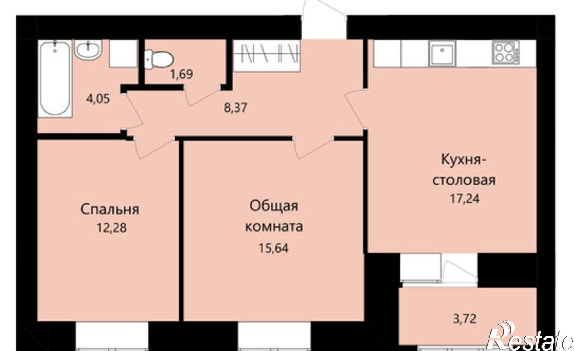 Купить квартиру за 6 816 000 рублей на улица Филатова, 15