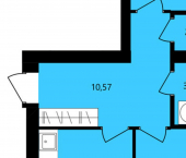 2-комн, 64 кв м, этаж 9/12 улица Филатова, 15