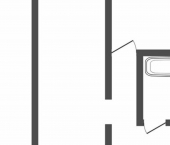 1-комн, 33кв м, этаж 1/5 улица Веселовского, 20