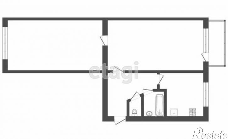 2-комн квартира б-р Эрьзи, 8,  д. 8