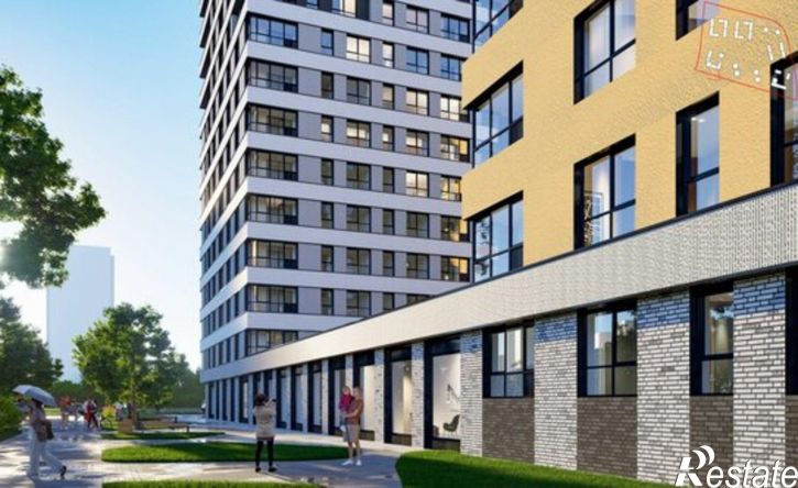 1-комн квартира в новом доме проспект Российской Армии, 22,  д. 22