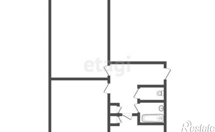 2-комн квартира улица Косарева, 84А,  д. 84А