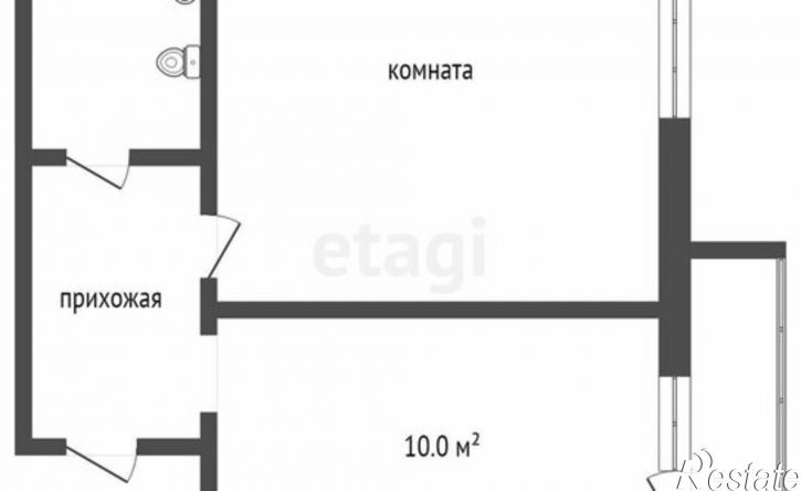1-комн квартира проспект 70 лет Октября, 55,  д. 55