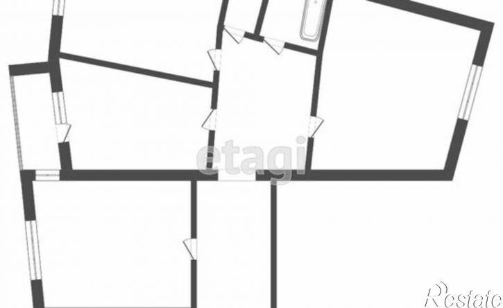 4-комн квартира улица Пушкина, 5,  д. 5