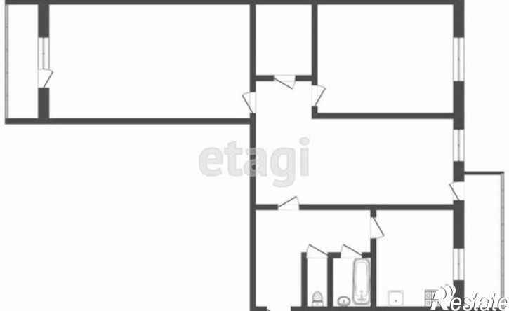 3-комн квартира пр-кт 70 лет Октября, 85 2,  д. 85 2,  к. 2
