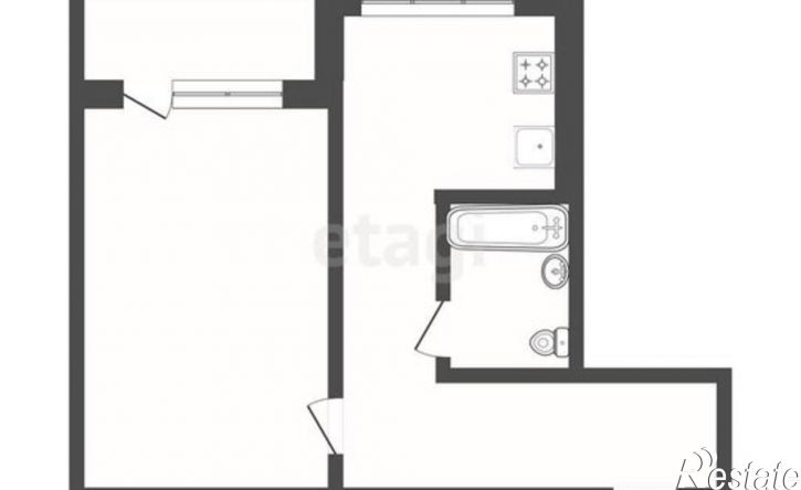 1-комн квартира ул Гожувская, 34,  д. 34