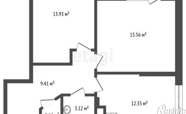 2-комн квартира ул Косарева, 21А,  д. 21А
