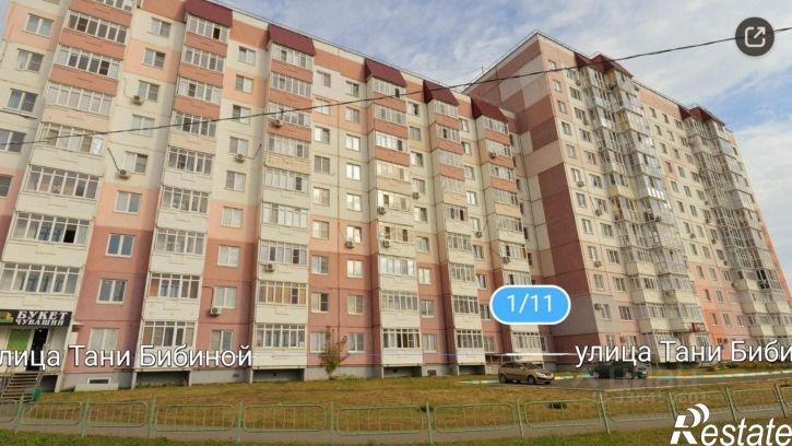 1-комн квартира улица Татьяны Бибиной, 1/11,  д. 1/11