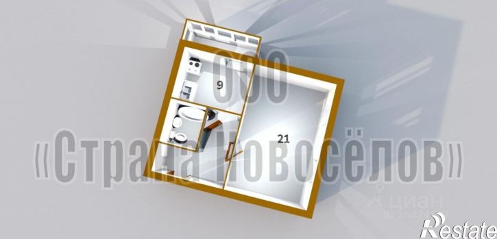 1-комн квартира ул Б.Хмельницкого, 84,  д. 84