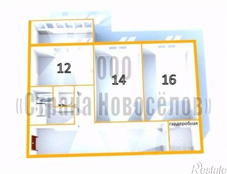 2-комн квартира ул Косарева, 48,  д. 48
