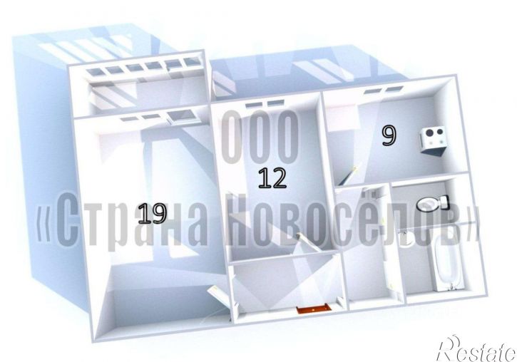 2-комн квартира ул Т.Бибиной, 11/1,  д. 11/1