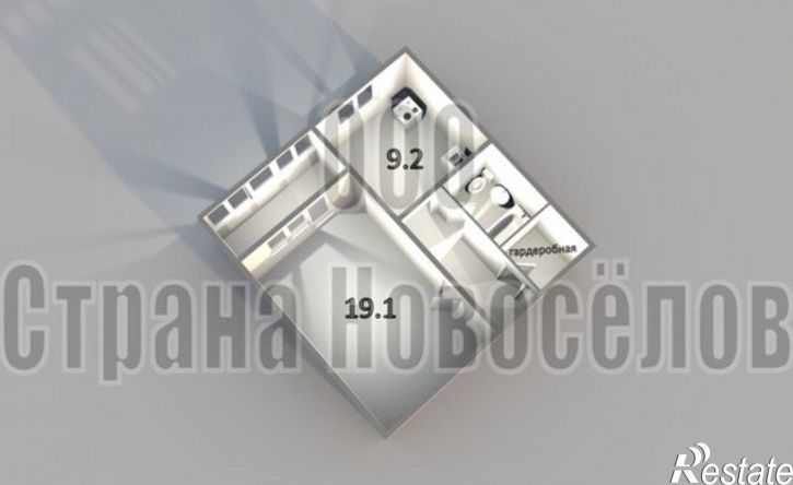 1-комн квартира ул Н.Эркая, 20,  д. 20