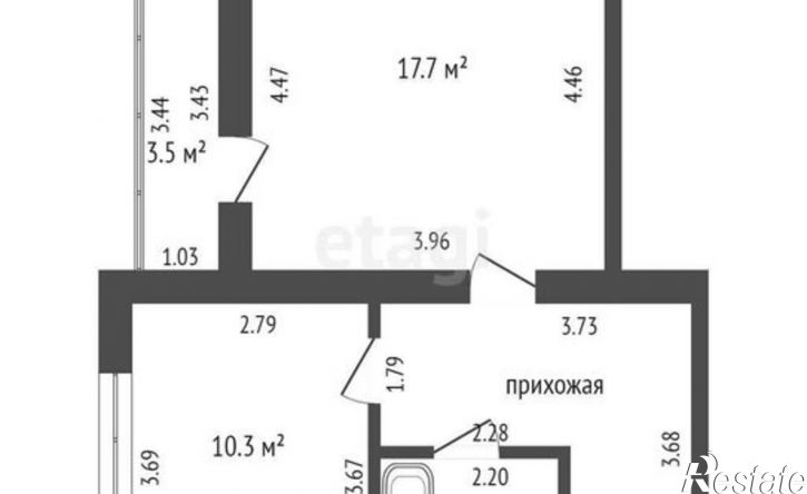 1-комн квартира ул Победы, 20А,  д. 20А