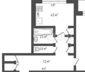 1-комн, 33кв м, этаж 3/9 ул Косарева, 33