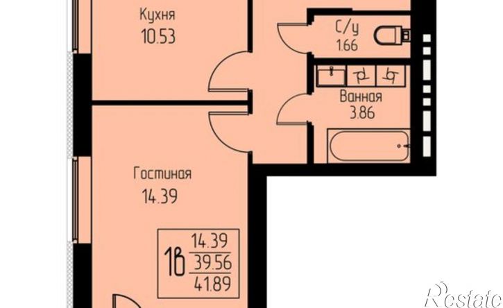 1-комн квартира в новом доме ул Котовского, 2,  д. 2