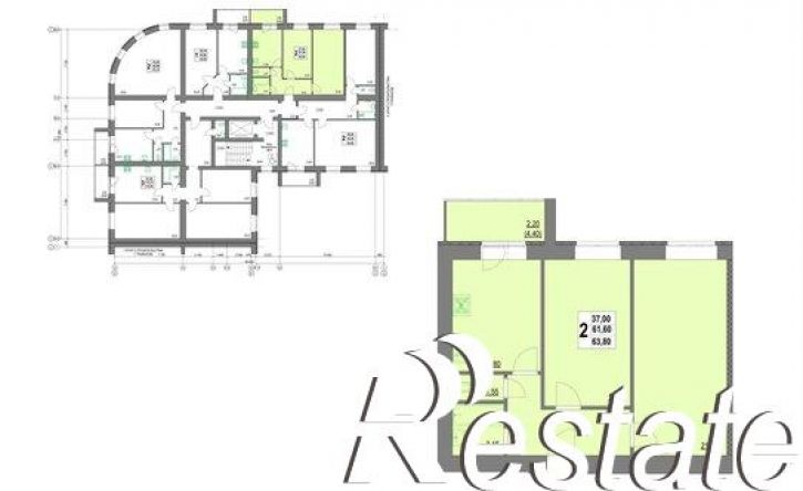 2-комн квартира Мордовская улица, 35,  д. 35