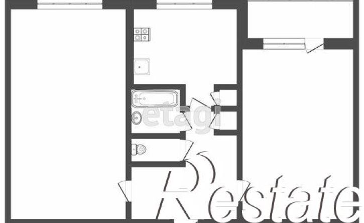2-комн квартира улица Пушкина, 30,  д. 30